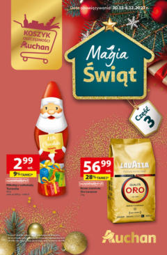 PoglÄ…d oferty "Auchan Gazetka - Magia ÅšwiÄ…t CzÄ™Å›Ä‡ 3 Hipermarket" - waÅ¼na od 30.11.2023