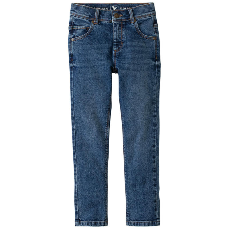Jungen Slim-Jeans mit verstellbarem Bund (Nur online)