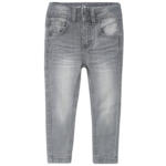 Ernsting's family Jungen Slim-Jeans mit Used-Waschung (Nur online) - bis 28.04.2024