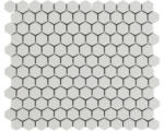 Hornbach Keramikmosaik Mirava Hexagon 29,6x25,8 cm weiß matt