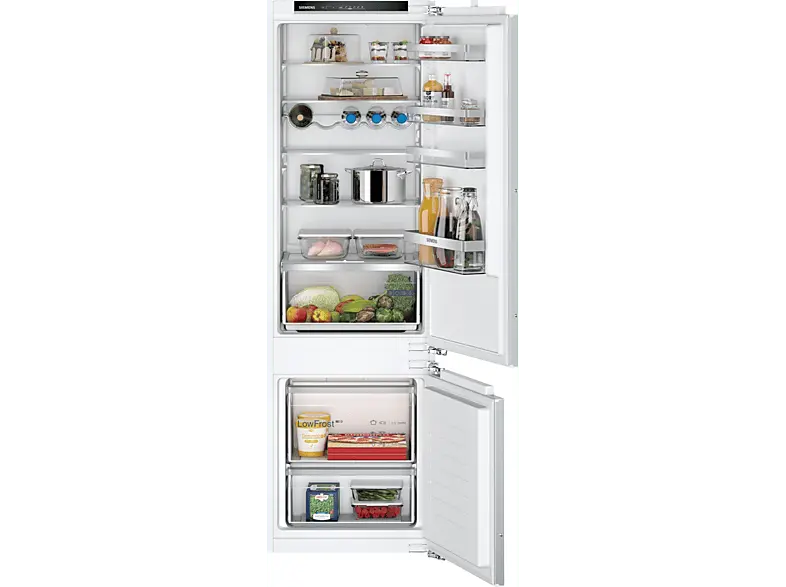 Siemens KI87VVFE1 Kühl- Gefrierkombination (E, 270 l, 1772 mm hoch, vollintegrierbar, Weiß)