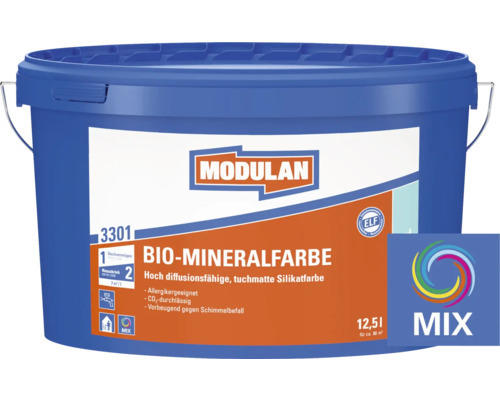 MODULAN Bio-Mineralfarbe im Wunschfarbton mischen lassen