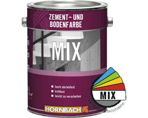 HORNBACH Zement- und Bodenfarbe im Wunschfarbton mischen lassen 2,5 l Basis A