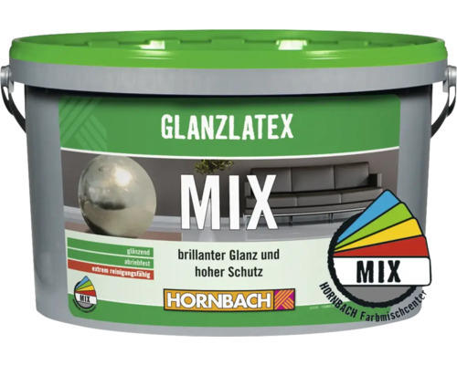 HORNBACH Glanzlatex Latexfarbe im Wunschfarbton mischen lassen