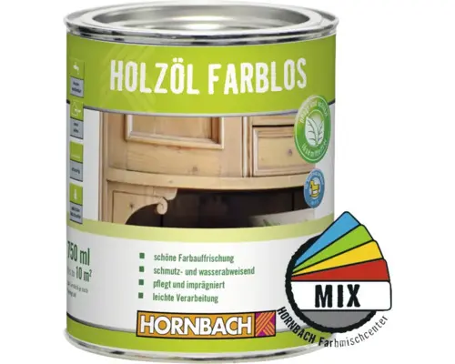 HORNBACH Holzöl im Wunschfarbton mischen lassen