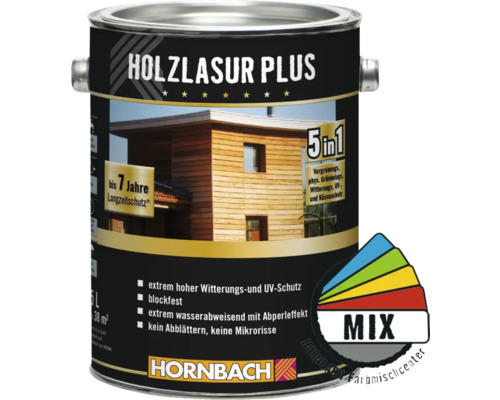 HORNBACH Holzlasur Plus im Wunschfarbton mischen lassen