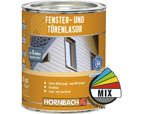 HORNBACH Fenster- und Türenlasur im Wunschfarbton mischen lassen