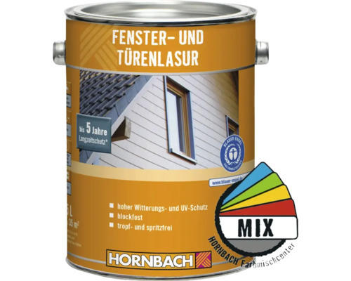 HORNBACH Fenster- und Türenlasur im Wunschfarbton mischen lassen