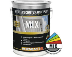 HORNBACH Wetterschutzfarbe Plus im Wunschfarbton mischen lassen 5 l Basis A