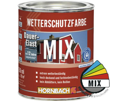 HORNBACH Wetterschutzfarbe im Wunschfarbton mischen lassen 750 ml Basis C