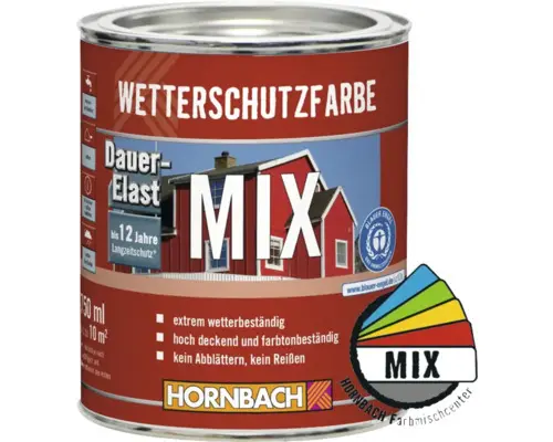 HORNBACH Wetterschutzfarbe im Wunschfarbton mischen lassen 750 ml Basis C
