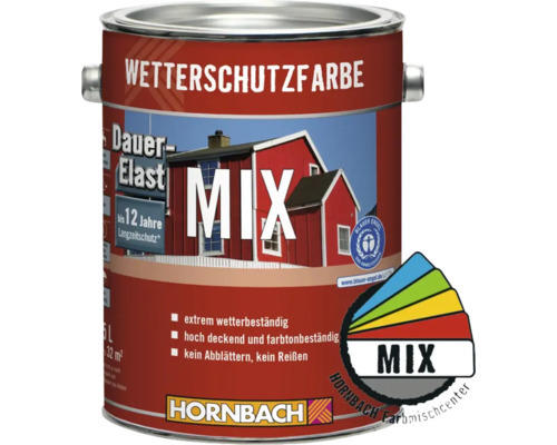 HORNBACH Wetterschutzfarbe im Wunschfarbton mischen lassen 2,5 l Basis A