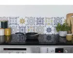 Hornbach Selbstklebende Wandfliesen Wall Tiles Alia gold 15,2x15,2cm 6 St.