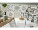 Hornbach Selbstklebende Wandfliesen Wall Tiles Jamila olive 15,2x15,2cm 6 St.