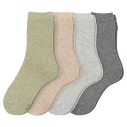 4 Paar Damen Socken in verschiedenen Farben