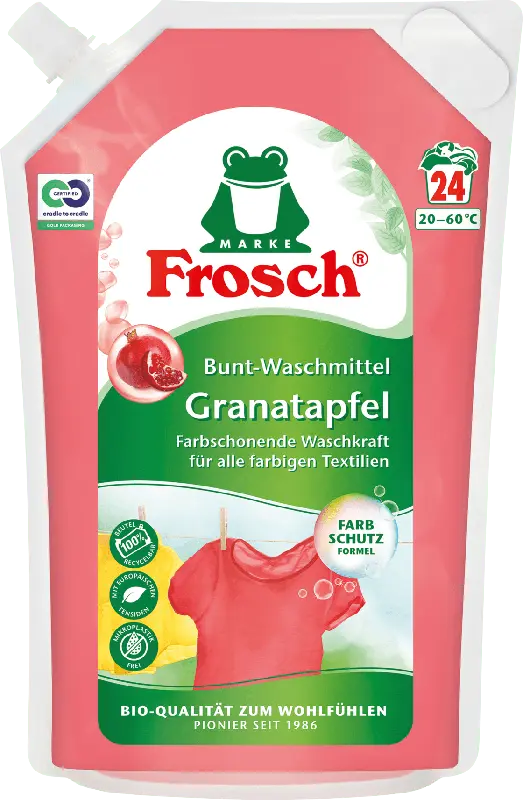 Frosch Bunt-Waschmittel Granatapfel