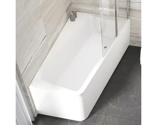 Raumsparbadewannen Ravak 160x95 cm weiß glänzend