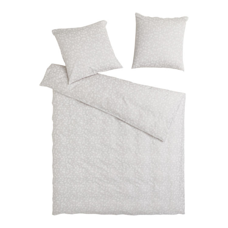 Fodera per cuscino GINA, cotone, argento/bianco, 50x70 cm