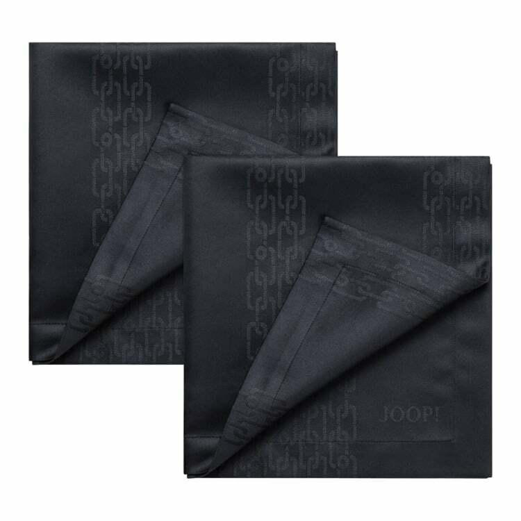 Serviette JOOP CHAINS, coton/polyester/, marine