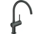 Hornbach Spültischarmatur Grohe Minta 32917 schwarz matt