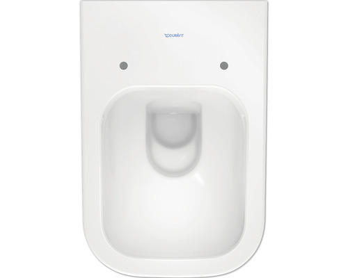 Wandtiefspülklosett Duravit Happy D.2 22220900001 offener Spülrand weiß ohne WC-Sitz