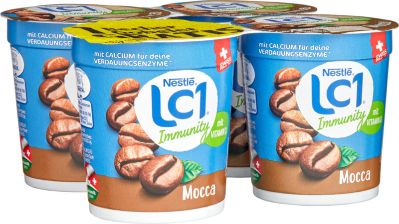 Yoghurt moca LC1 Nestlé, Immunity, 4 x 150 ml