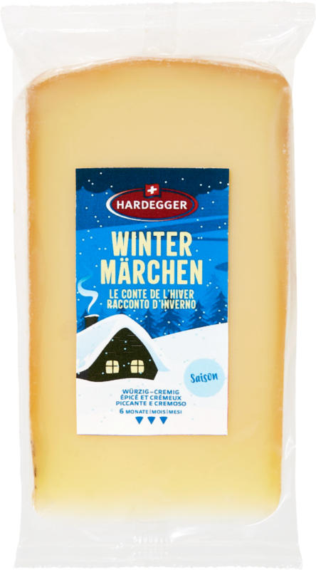 Hardegger Wintermärchen Halbhartkäse, würzig-cremig, 200 g