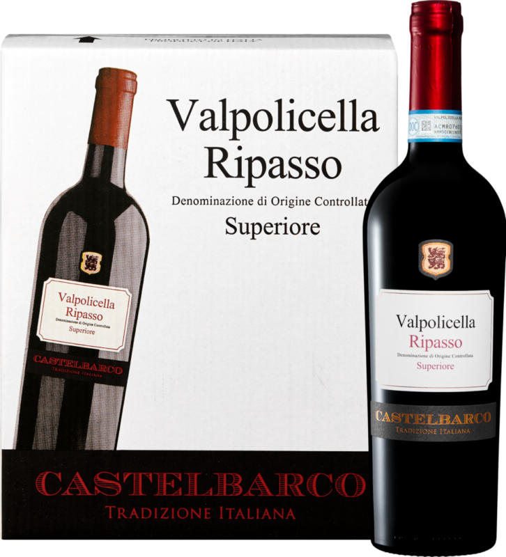 Castelbarco Ripasso della Valpolicella DOC Superiore, Italia, Veneto, 2020, 6 x 75 cl