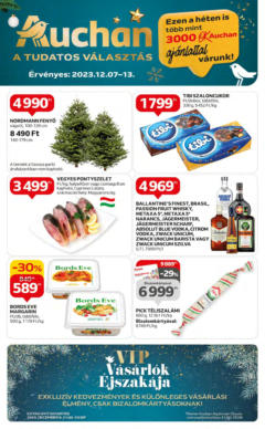 Auchan Akciós újság - amely érvényes a következő dátumtól: 07.12.2023