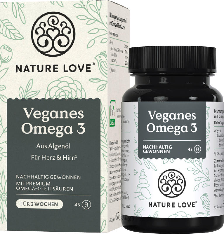 Nature Love Omega-3 vegan Kapseln 45 St