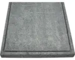 Hornbach FLAIRSTONE Mauerabdeckplatte Endstück Phönix grau mit Wassernase 115 x 33 x 3 cm