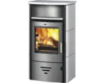 Hornbach Kaminofen Accente Turin 2.0 Sandstein grau 6 kW mit Wärmefach