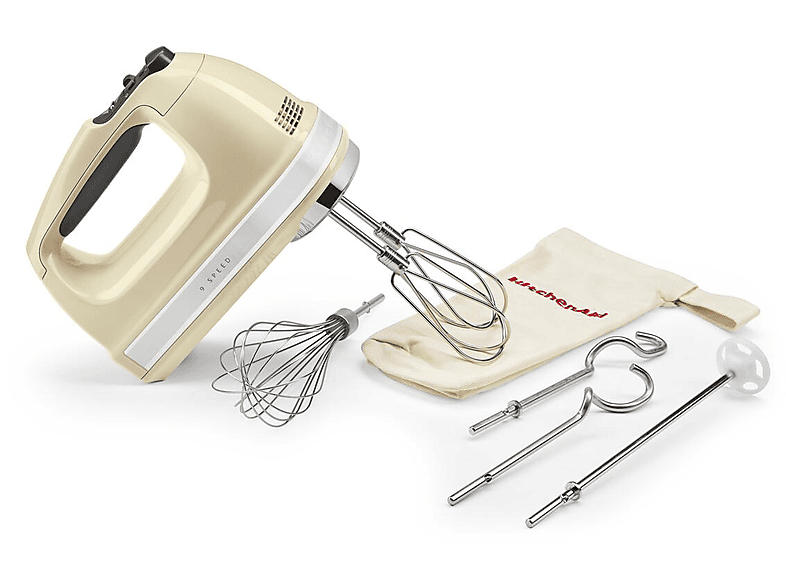 Kitchen Aid 5KHM9212EAC Handrührer mit 9 Geschwindigkeitsstufen (Creme, 85 Watt)