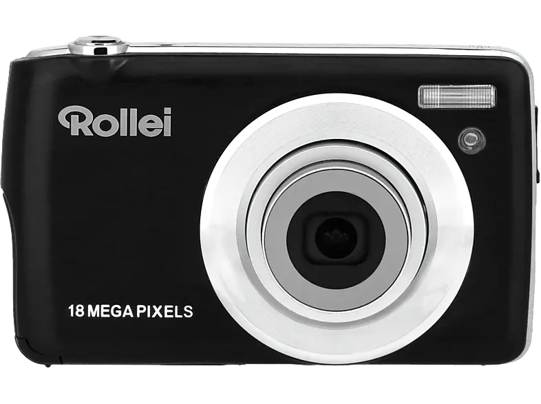 Rollei Compactline 880 Kompaktkamera, Full-HD/30p Video, 18 MP Foto, 8x Hybrid Zoom, f3.3 - 6.0, 2.7 Zoll TFT, Schwarz