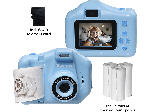 MediaMarkt Denver KPC-1370BU Blau Kinder-Kamera mit Thermodruckfunktion, 3 Rollen Papier und 64GB Micro-SD Karte - bis 30.03.2024