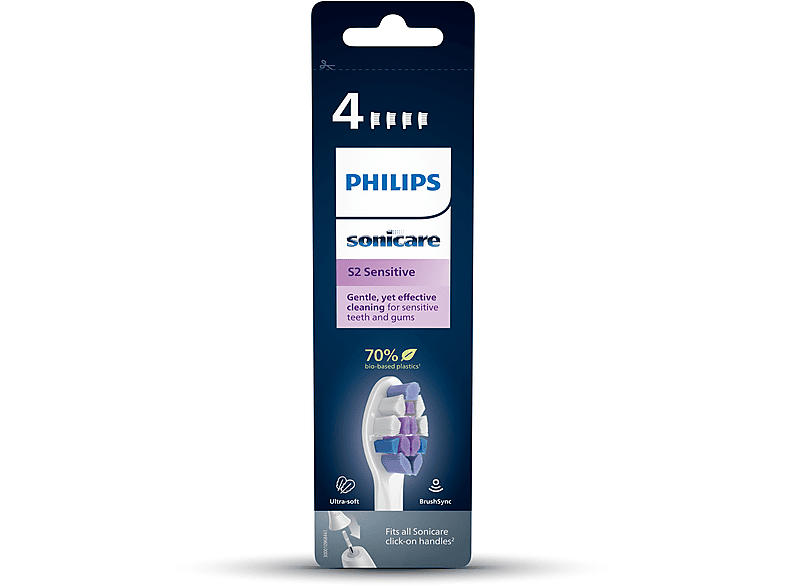 Philips HX6054/10 Sensitive Sonicare Bürstenköpfe 4er