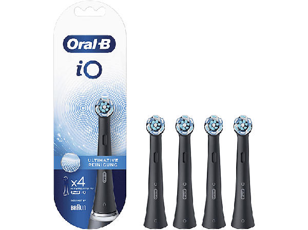 Oral-B iO Ultimative Reinigung 4er Black Aufsteckbürsten