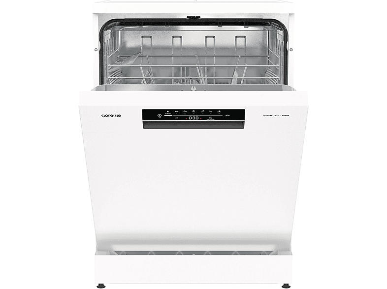 Gorenje GS642E90W Geschirrspüler (Standgerät, Besteckkorb, 599 mm breit, 47 dB(A), E)