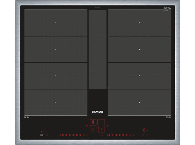 Siemens EX645LYC1E Induktionskochfeld (583 mm breit, 4 Kochfelder, Glaskeramik, Autarkes Kochfeld)