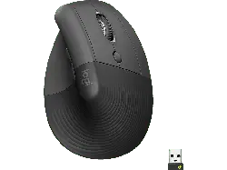 LOGITECH Lift Ergonomische kabellose Maus, Bluetooth, Grafit