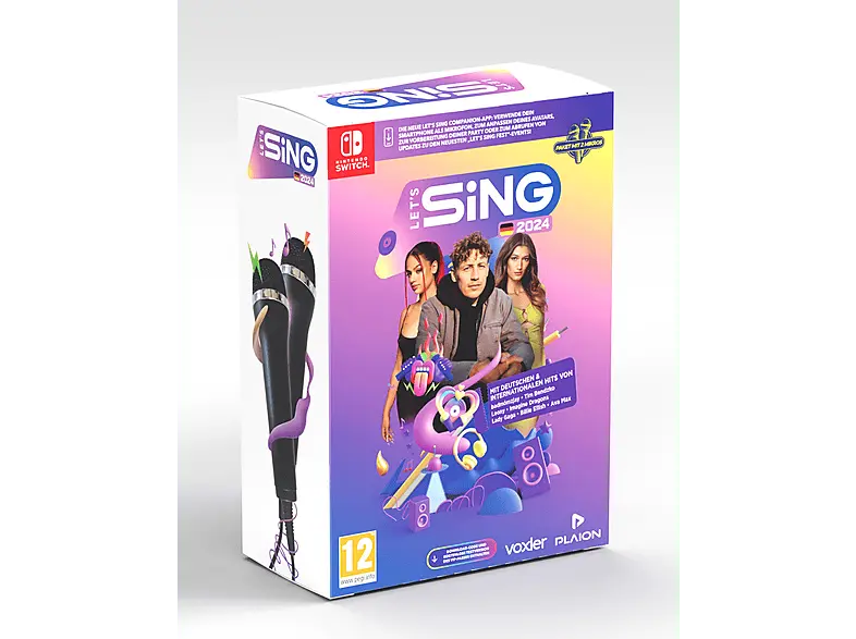 Let's Sing 2024 German Version [+ 2 Mics] - [Nintendo Switch]