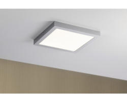 LED Deckenleuchte LED Panel Paulmann Abia LED fest verbaut 22 W Warmweiß 1-flammig IP 20 chrom matt ()