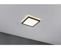 LED Leuchte LED Panel Paulmann 12,5 W LED fest verbaut IP 20 schwarz