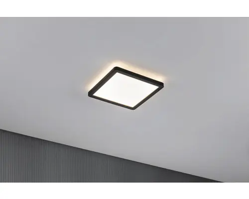 LED Leuchte LED Panel Paulmann 12,5 W LED fest verbaut IP 20 schwarz