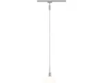 Hornbach Pendel Paulmann URail 1-flammig HxØ 1400x140 mm Sarrasani chrom matt Glas opal 230V
