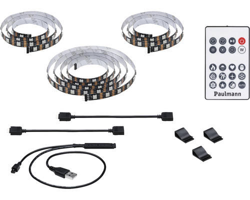 LED Strip Paulmann (78881) 5 V 4 W USB TV Strips 65 Zoll Dynamic Rainbow IP20