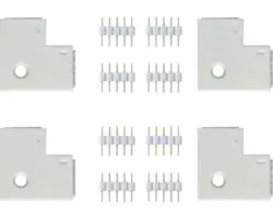 MaxLED Eckverbinder 90° 4/8 Stück weiß 24V
