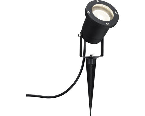 LED Außenspot schwarz 1-flammig 230 lm 3000 K warmweiß IP 44 rund 320 mm