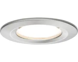LED Einbauleuchte Nova Coin eisen gebürstet rund 1-flammig 460 lm 2700 K warmweiß