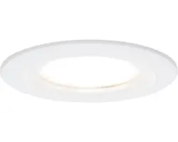 LED Einbauleuchte Nova Coin weiß matt 1-flammig rund 650 lm 2700 K warmweiß
